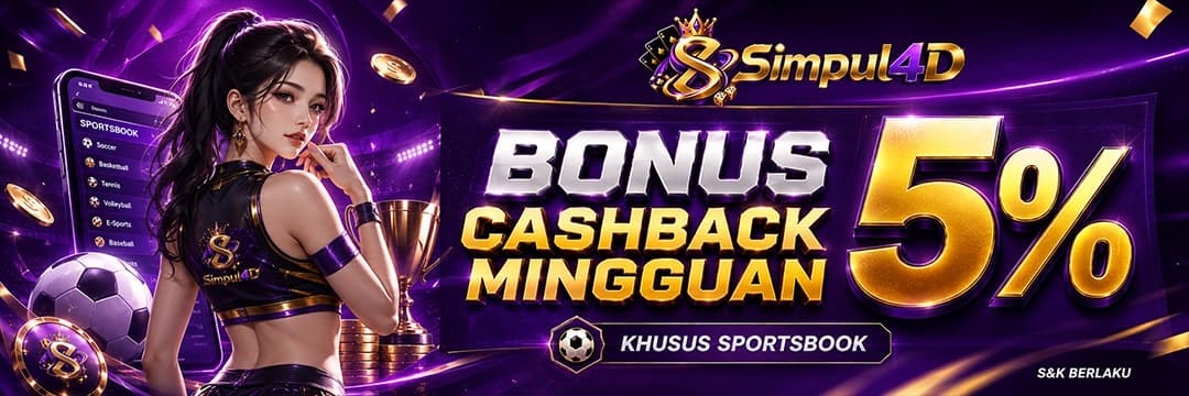 Bonus Cashback Mingguan 5%