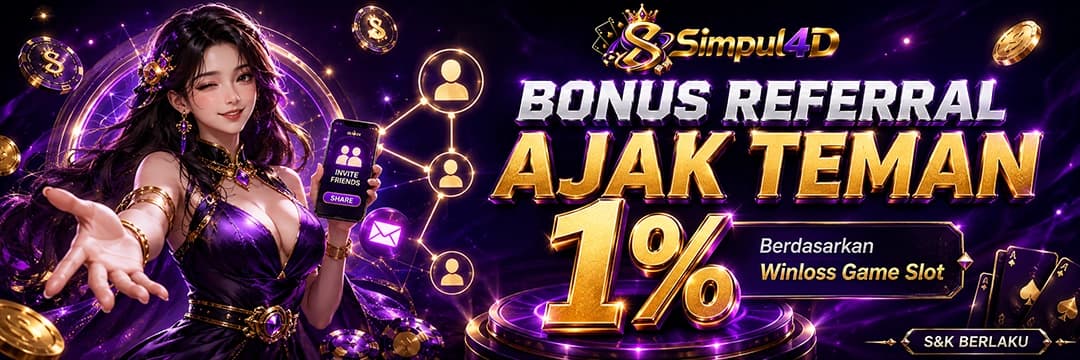 Bonus Referral Ajak Teman 1%